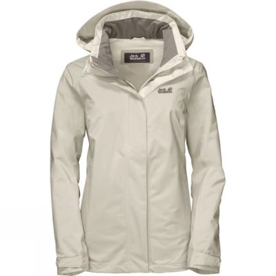 Chaquetas Jack Wolfskin Highland Mujer Blancas - Chile LCB517346